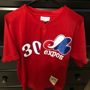 VINTAGE MITCHELL AND NESS EXPOS LARGE